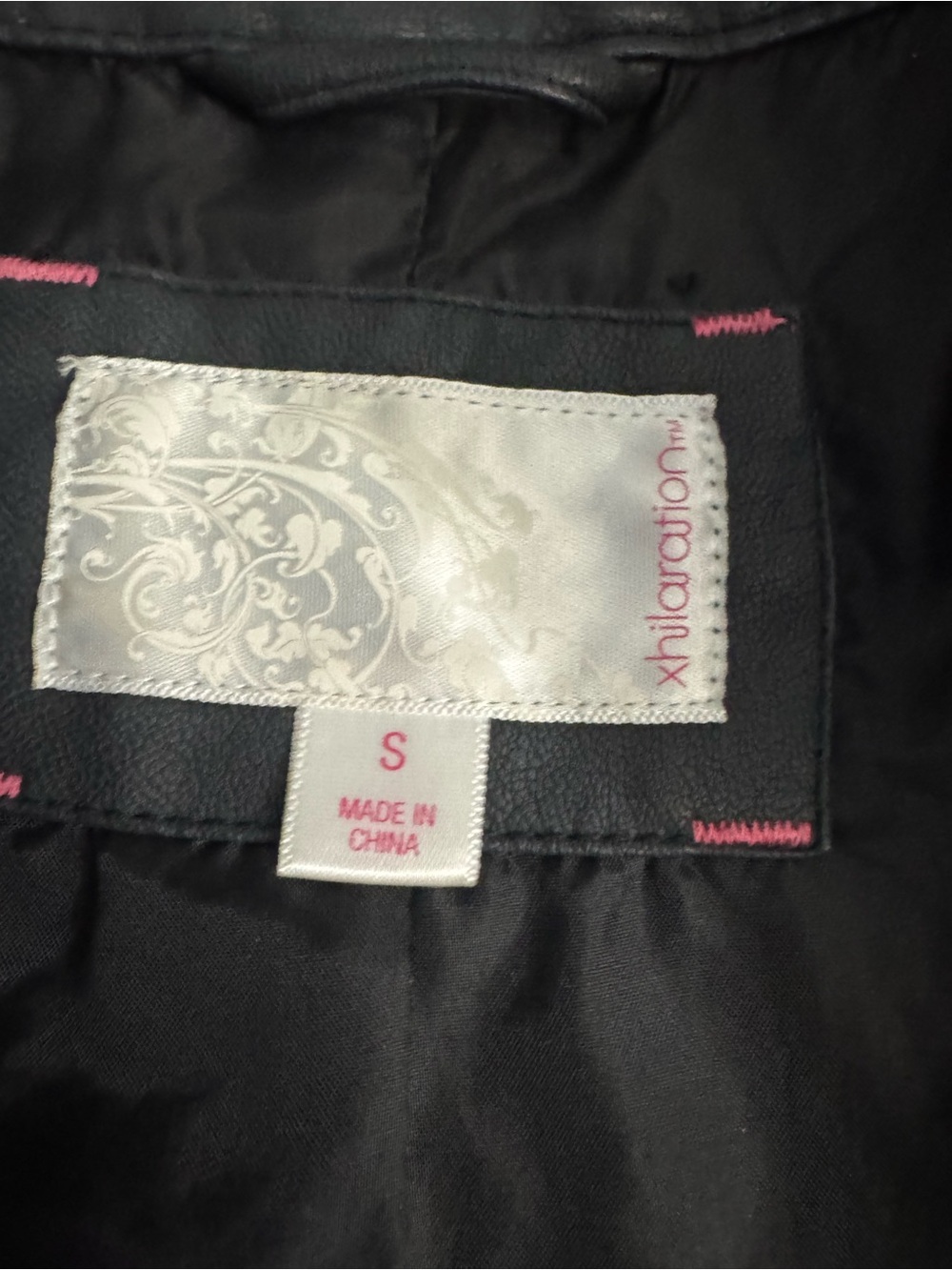 Xhilaration Black Faux Leather Moto Jacket - Picture 2 of 8